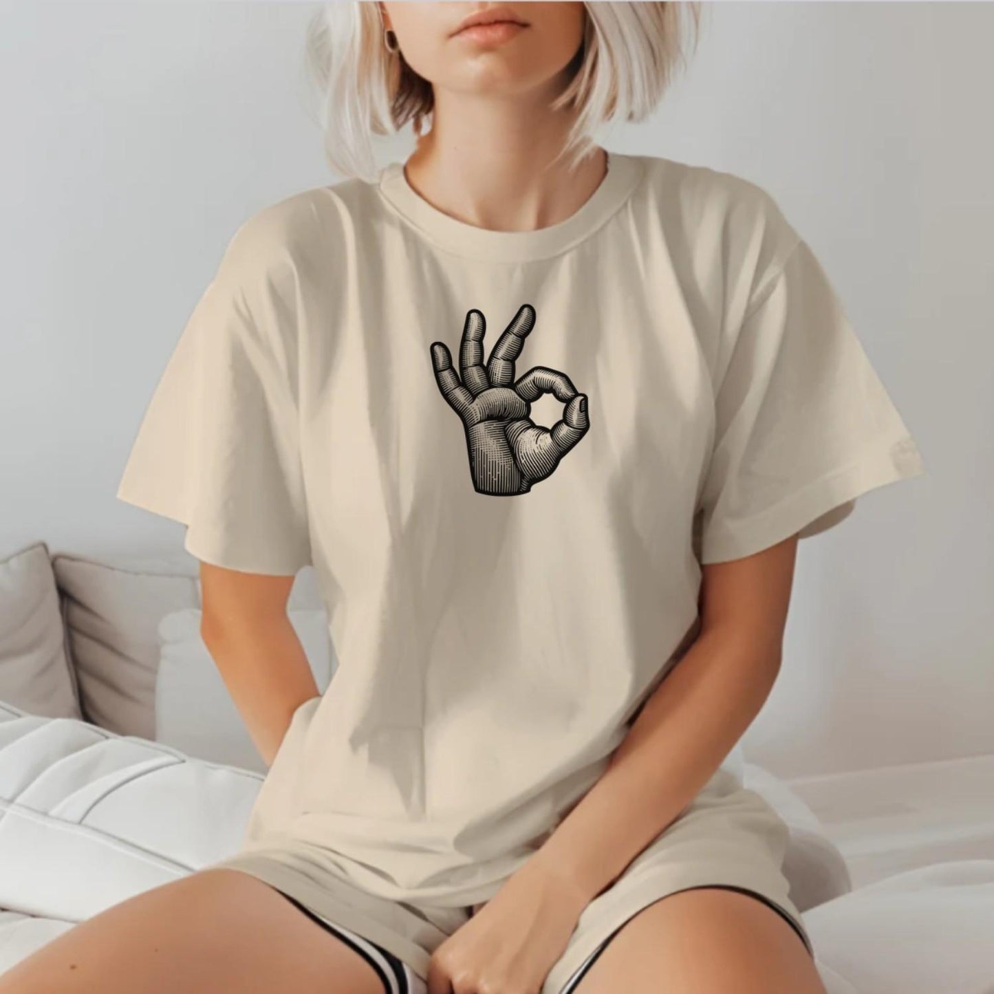 Alt text: "Dynamic gym T-shirt featuring a bold, motivational graphic design for fitness enthusiasts. Perfect for workouts and casual wear."