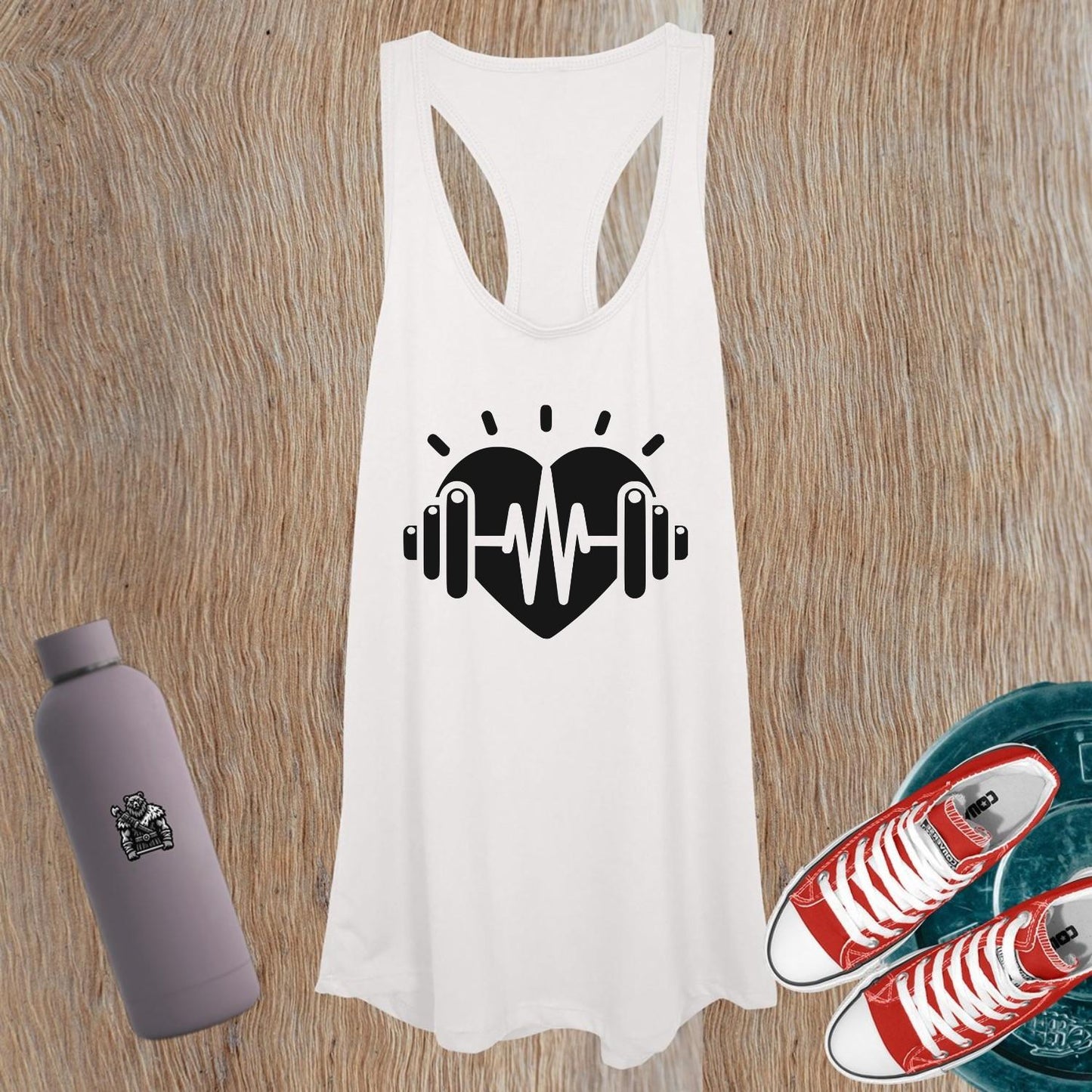 "Stylish women's tank top in modern design, perfect for workouts, featuring flattering fit, support, and eye-catching details for fitness."