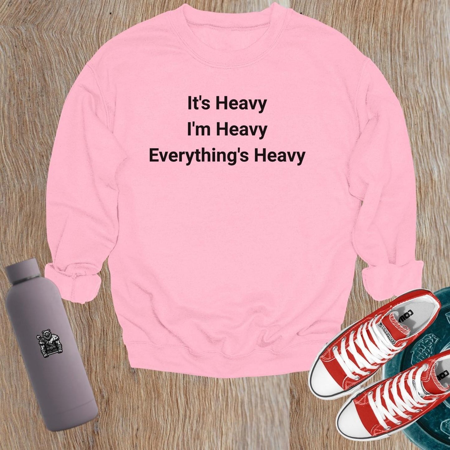 "Dynamic gym sweatshirt with bold design, perfect for workouts and casual wear. Features relaxed fit for ease of movement."