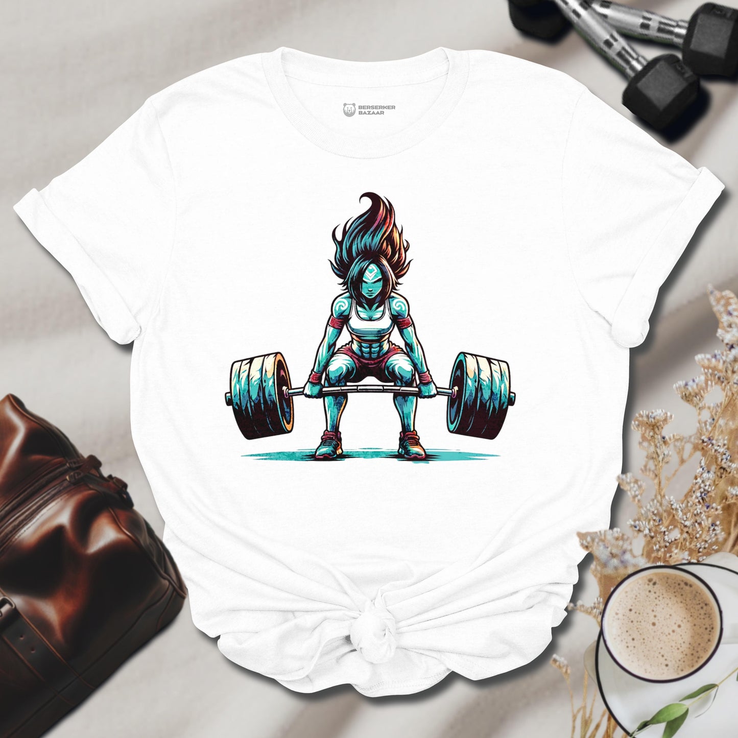 Stylish White Gym Shirt for Women