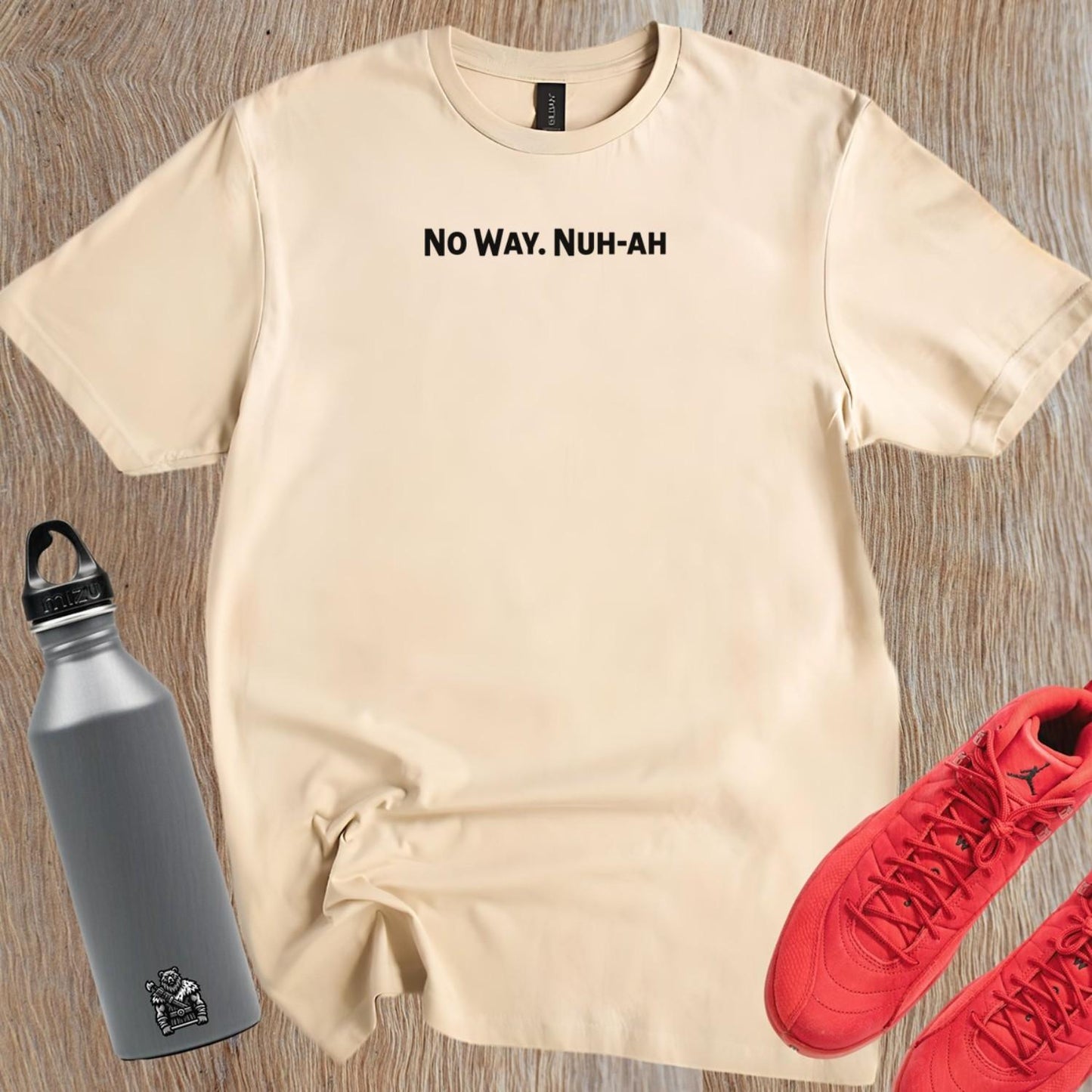 Dynamic gym T-shirt featuring a motivational design, perfect for fitness enthusiasts. Ideal for workouts and casual outings, stylish and functional.