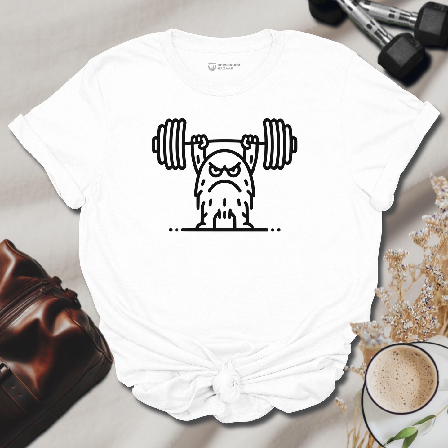 Stylish White Gym Shirt for Women