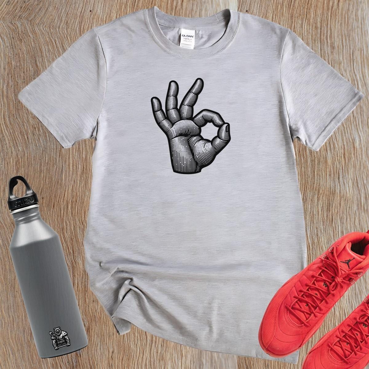 Alt text: "Dynamic gym T-shirt featuring a bold, motivational graphic design for fitness enthusiasts. Perfect for workouts and casual wear."