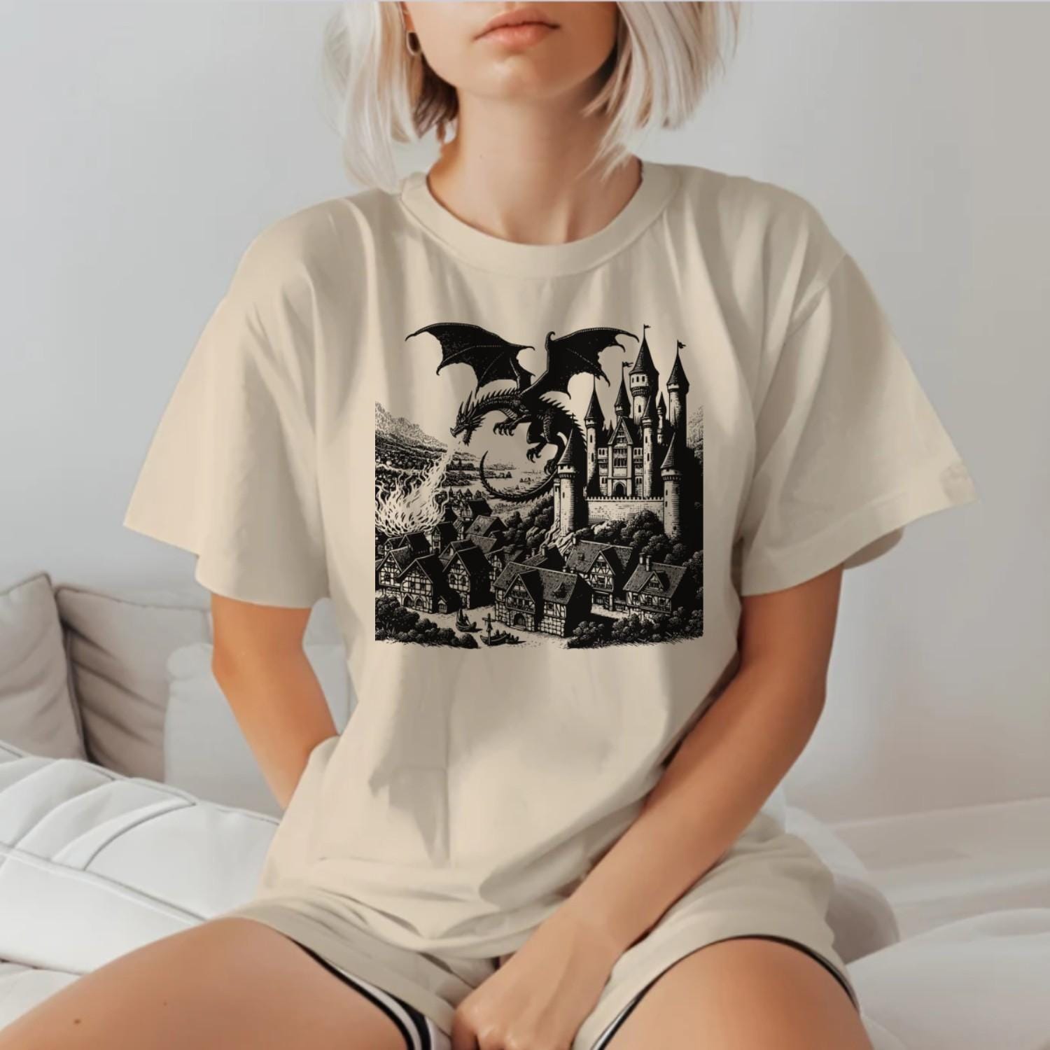 "Graphic gym T-shirt featuring a bold motivational design, perfect for fitness enthusiasts. Stylish, comfortable, and versatile wear."