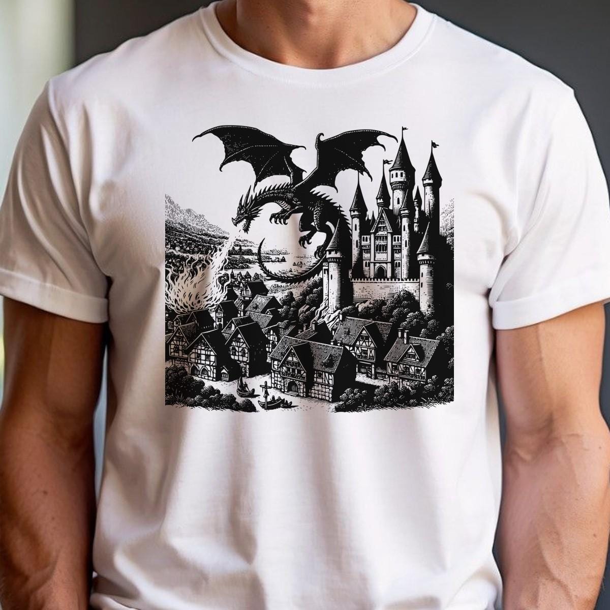 "Graphic gym T-shirt featuring a bold motivational design, perfect for fitness enthusiasts. Stylish, comfortable, and versatile wear."