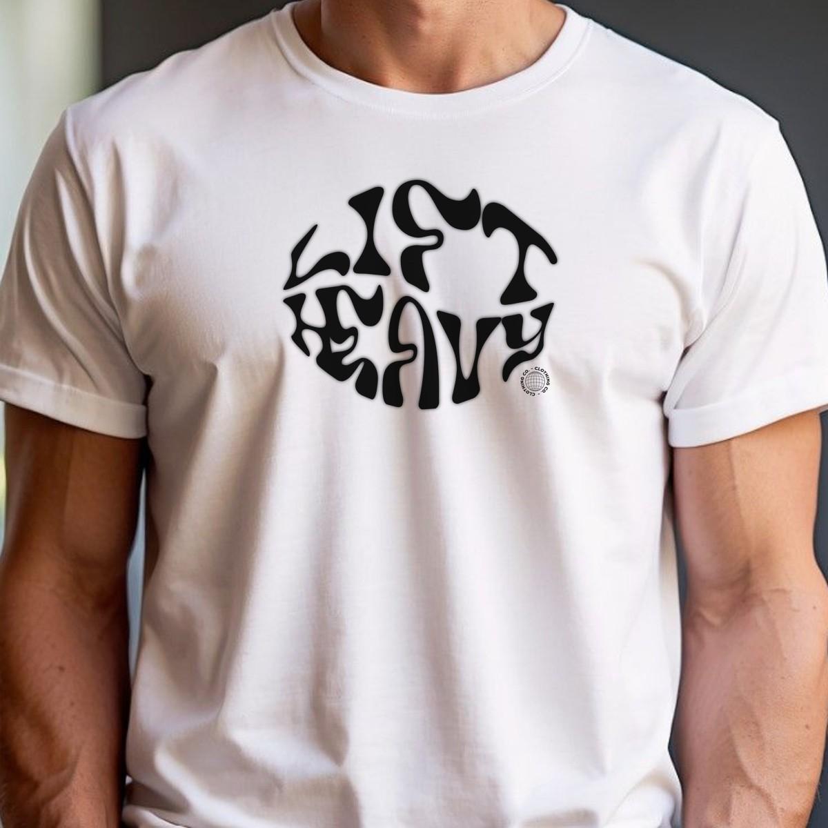 "Bold gym T-Shirt showcasing an inspiring graphic design that symbolizes strength and determination for fitness enthusiasts. Perfect for workouts."