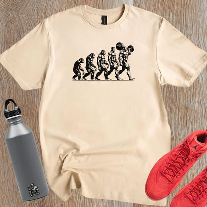 "Dynamic gym T-shirt featuring a bold motivational graphic, designed for comfort and style during workouts and casual outings."