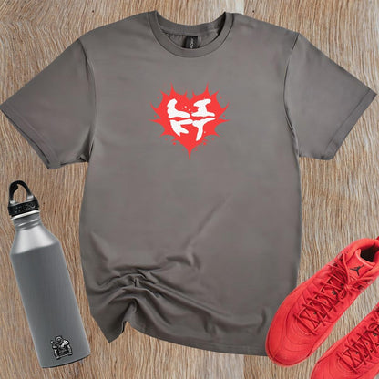 "Stylish gym T-shirt featuring a motivational graphic for fitness enthusiasts, perfect for workouts, running, or casual outings."