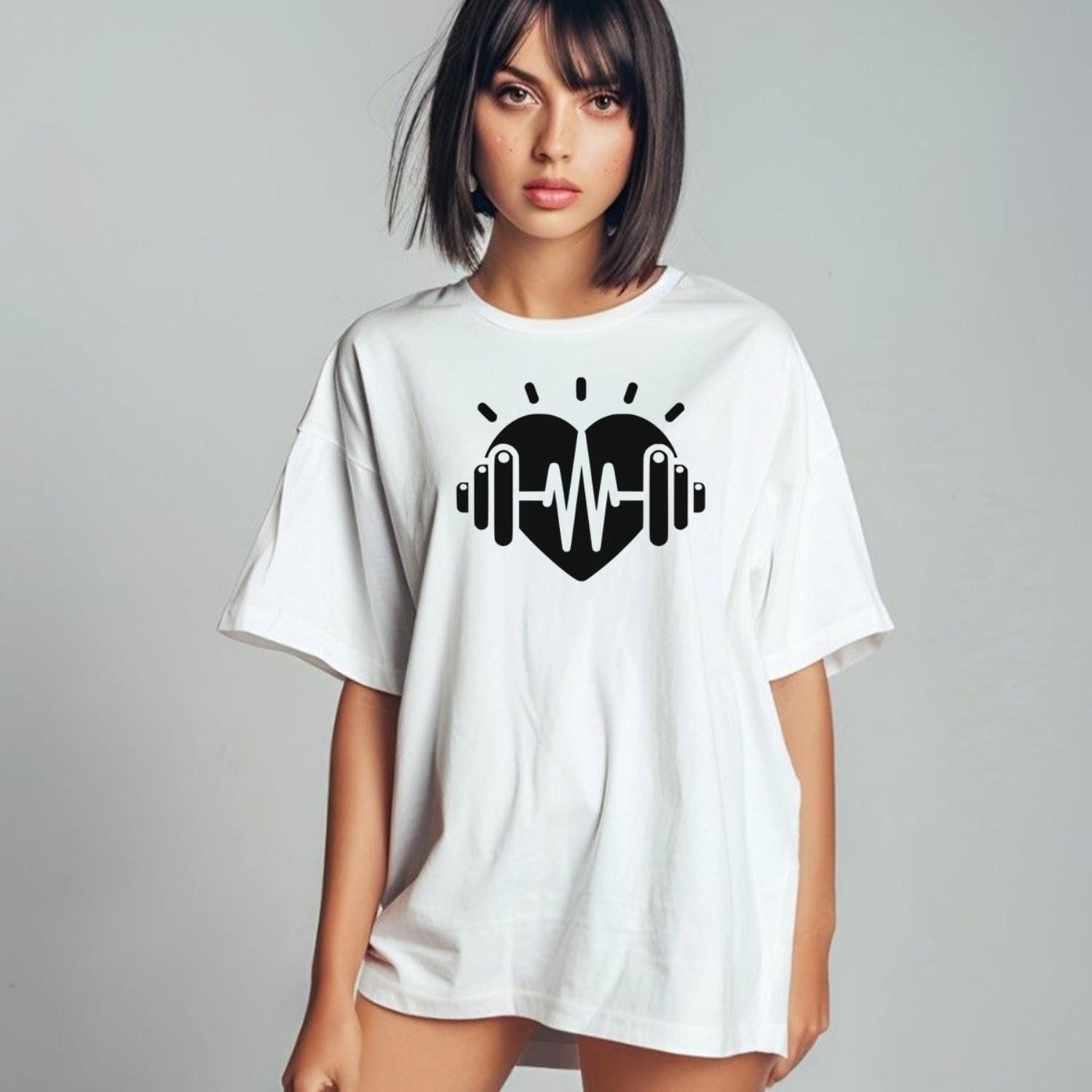 "Dynamic gym T-shirt featuring a bold empowering design for fitness enthusiasts, perfect for workouts and casual outings. Elevate your activewear!"
