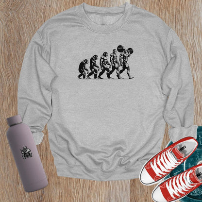 "Stylish gym sweatshirt featuring a bold motivational graphic, perfect for workouts, runs, or casual lounging, inspiring fitness dedication."