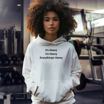 Alt text: "Athletic hoodie featuring bold graphic symbolizing strength, ideal for workouts and casual outings. Perfect for modern athletes."