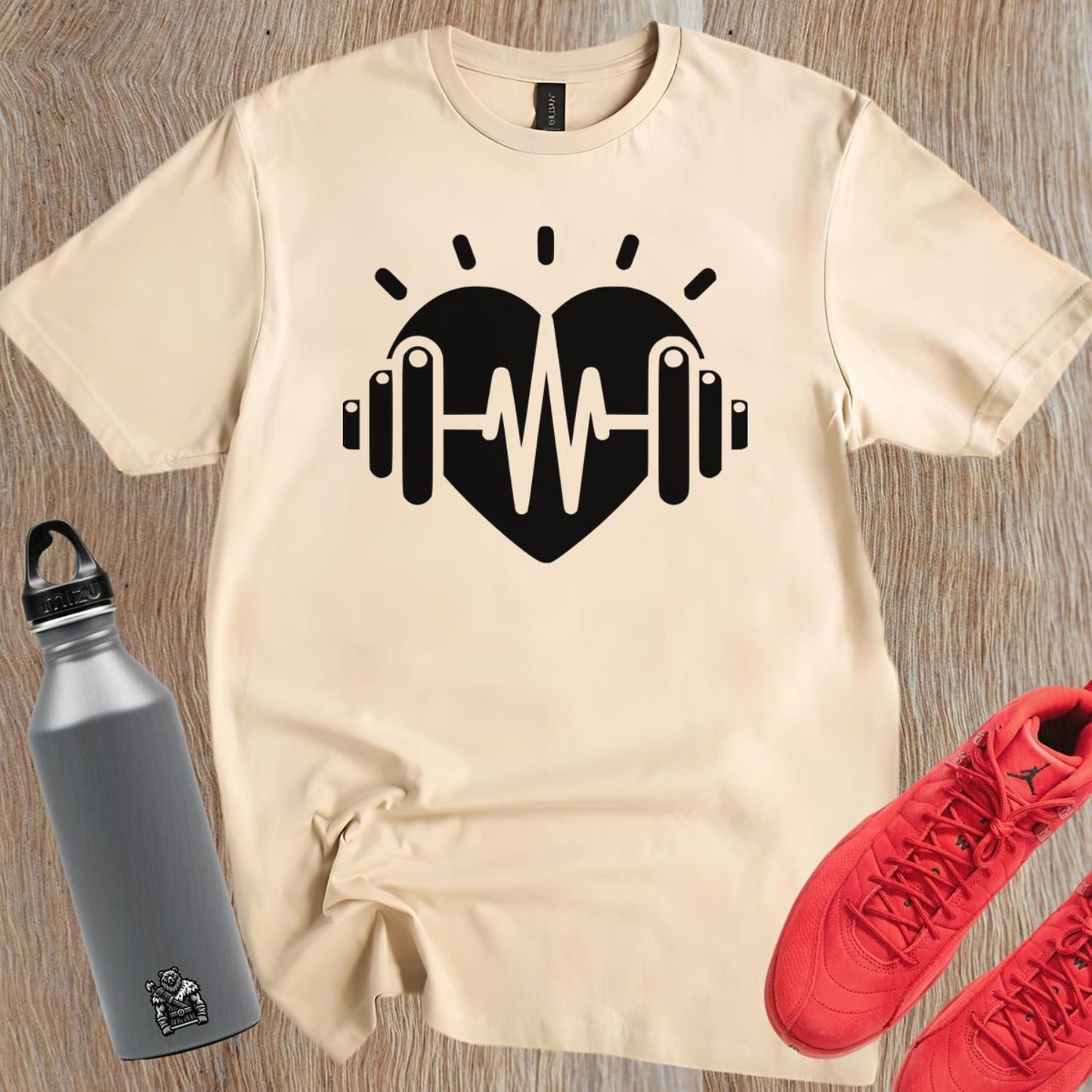 "Dynamic gym T-shirt featuring a bold empowering design for fitness enthusiasts, perfect for workouts and casual outings. Elevate your activewear!"
