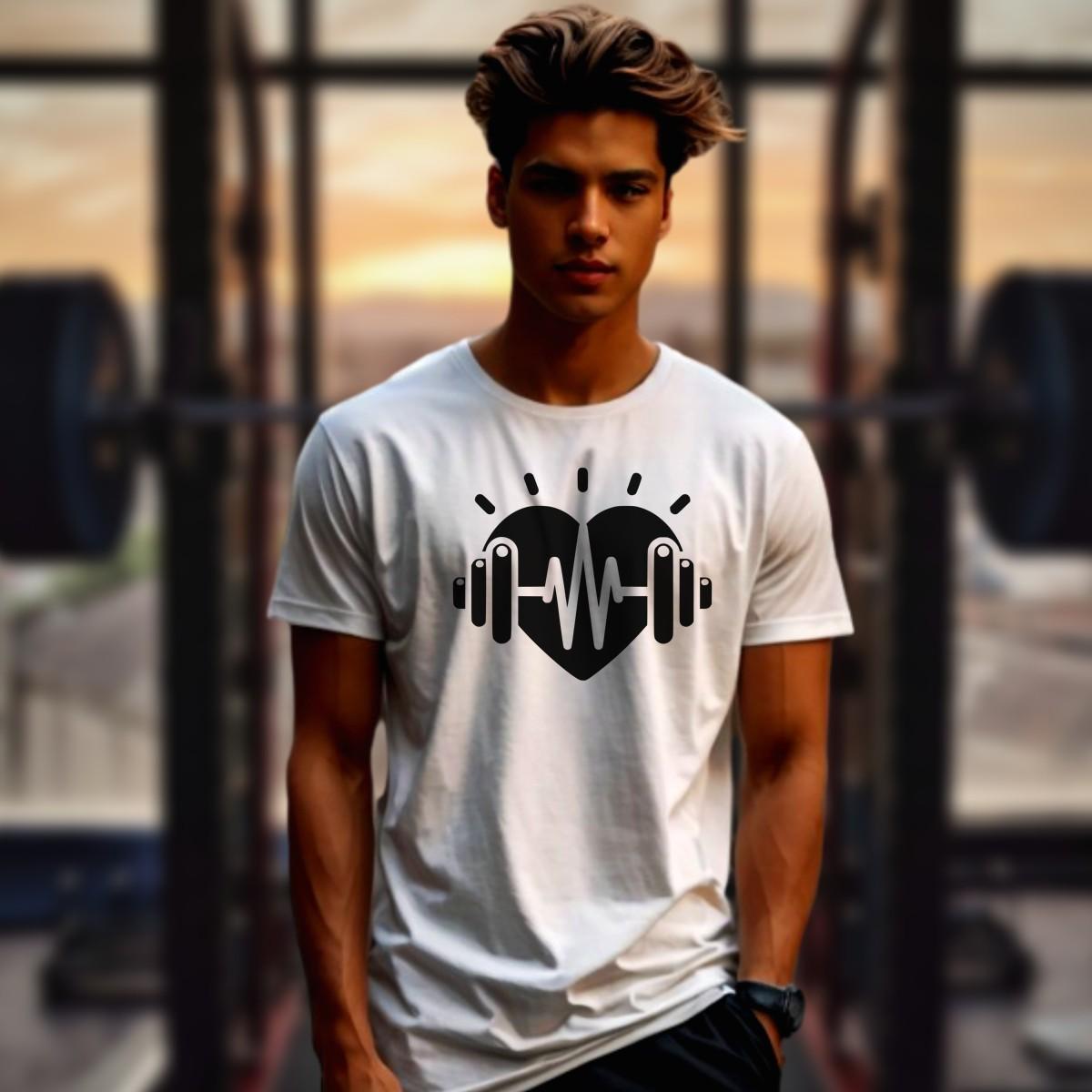 "Dynamic gym T-shirt featuring a bold empowering design for fitness enthusiasts, perfect for workouts and casual outings. Elevate your activewear!"