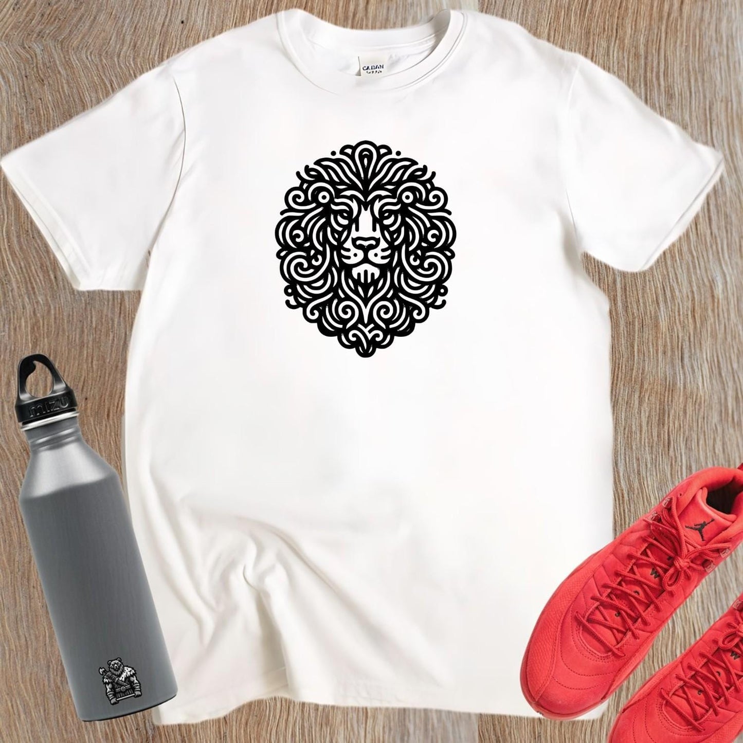 "Bold gym T-shirt featuring motivational graphic, designed for movement and style, perfect for workouts or casual outings."
