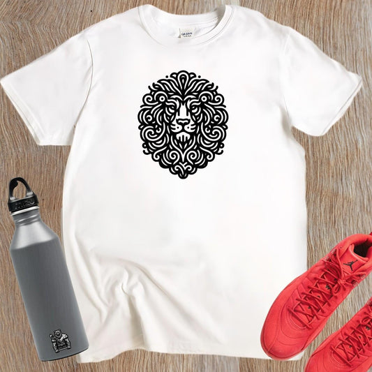 "Bold gym T-shirt featuring motivational graphic, designed for movement and style, perfect for workouts or casual outings."