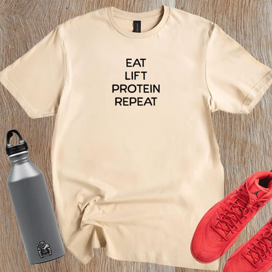 "Dynamic fitness T-shirt featuring an eye-catching logo, perfect for workouts and casual wear. Empower your gym game with style."