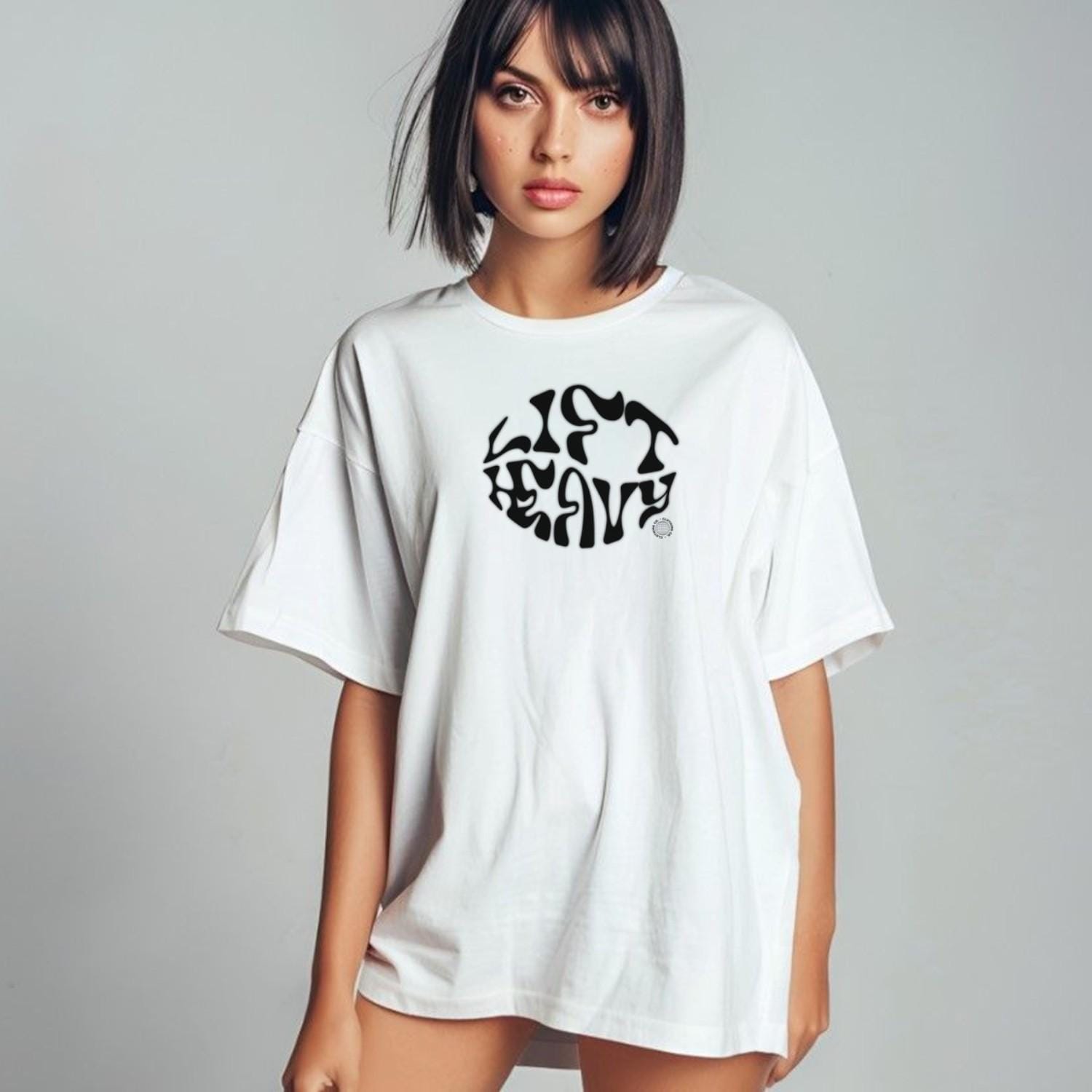 "Bold gym T-Shirt showcasing an inspiring graphic design that symbolizes strength and determination for fitness enthusiasts. Perfect for workouts."