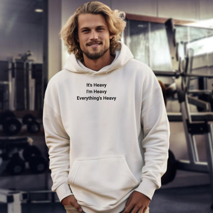 Alt text: "Athletic hoodie featuring bold graphic symbolizing strength, ideal for workouts and casual outings. Perfect for modern athletes."