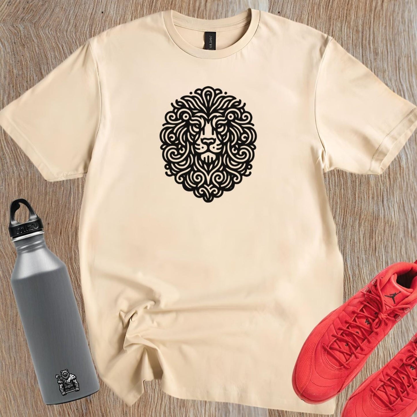 "Bold gym T-shirt featuring motivational graphic, designed for movement and style, perfect for workouts or casual outings."